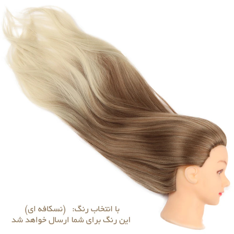 سرمانکن مو مصنوعی کوتاهی و شنیون آمبره