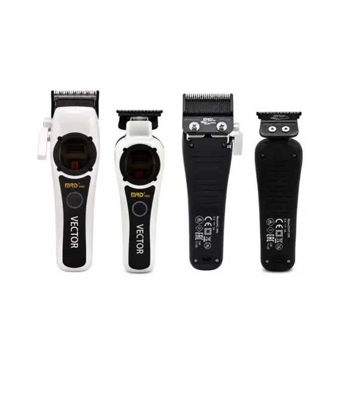 ست ماشین اصلاح خطزن و حجمزن مدل HC999 +GMT999 WHITE MRD