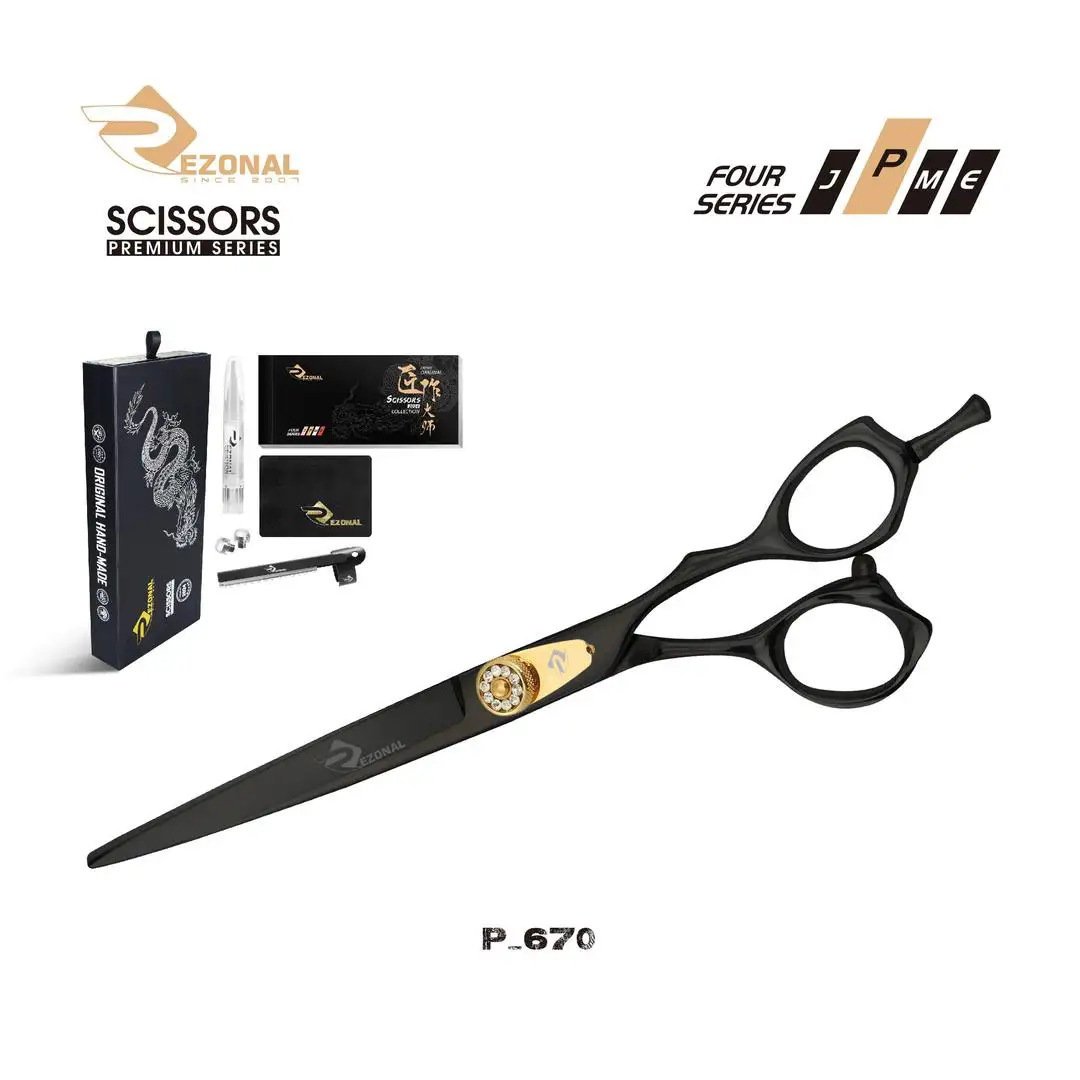 قیچی کات پریمیوم P-670 مشکی سایز “7.0 رزونال Rezonal