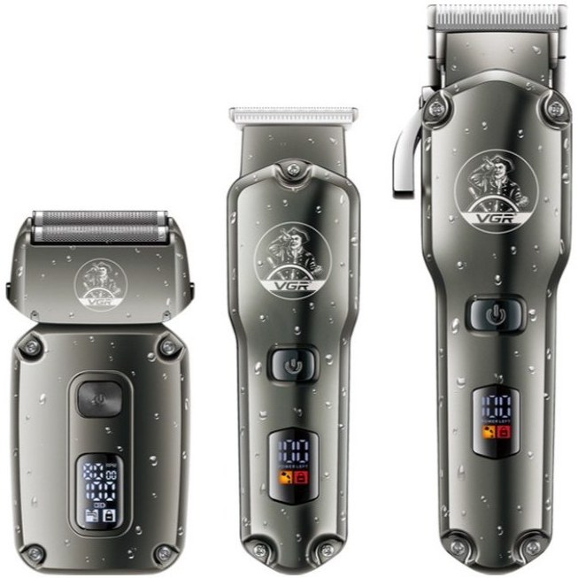 ست ماشین اصلاح حجم زن و خط زن و شیور وی جی ار VGR V-675 S3