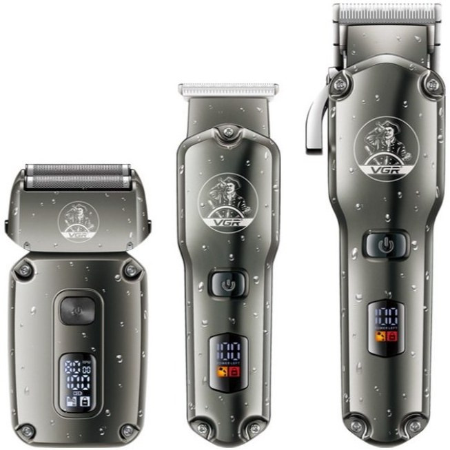ست ماشین اصلاح حجم زن و خط زن و شیور وی جی ار VGR V-675 S3