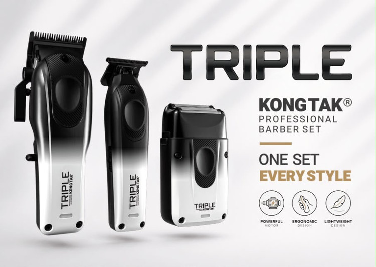 ست ماشین اصلاح سهتکه کنگتک تریپل (KONGTAK TRIPLE)